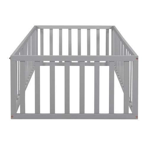 Gray Wood Twin Daybed Frame