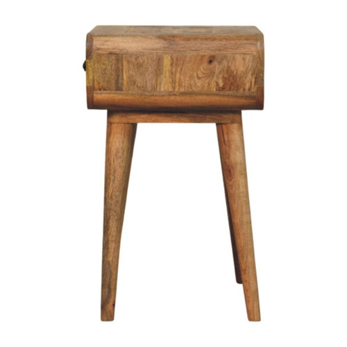 22" Oak Solid Wood One Drawer Nightstand