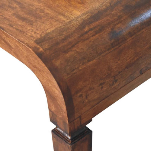 47" Brown Solid Wood Solid Console Table With Drawer