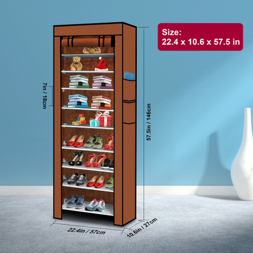 iMounTEK 10 Tiers DIY Shoe Cabinet 