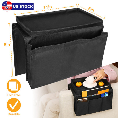 6 Pocket ArmRest Organizer Couch Sofa Bag 