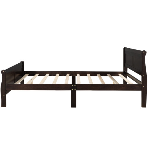 Espresso Wood Full Bed Frame