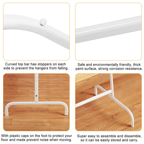 20kg/44lbs Loading Clothing Garment Racks 