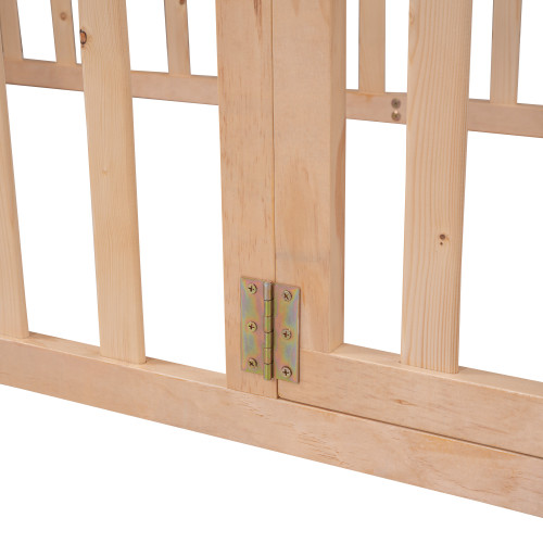 Natural Wood Twin Bed Frame