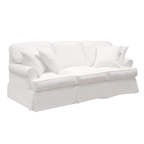 Sunset Trading Horizon Replacement Slipcover Only for T-Cushion Sofa | Warm White