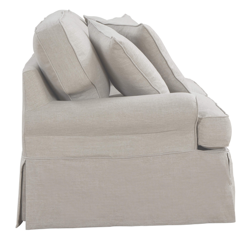 Sunset Trading Horizon Replacement Slipcover Only for T-Cushion Sofa | Light Gray