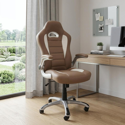 Camel Adjustable Height Swivel Rolling Office Chair
