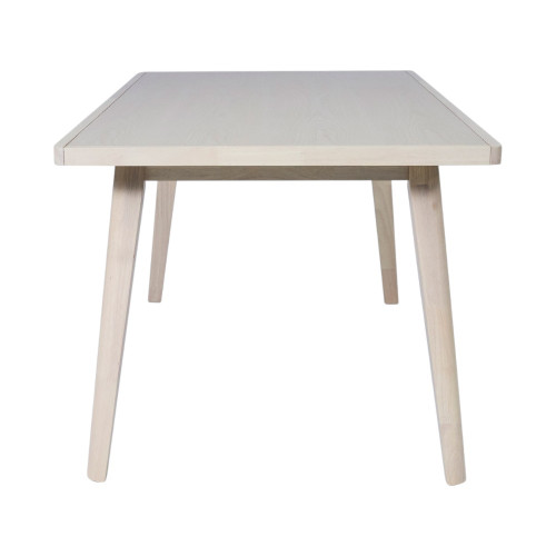 71" White Wood Dining Table
