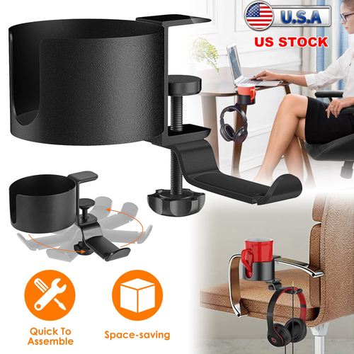 Desk Cup Holder 2-In-1 Anti-spill Cup Holder 