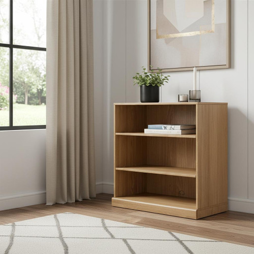 31" Brown Wood Accent Cabinet