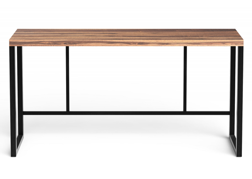 Squared Off Natural Wood Bar Or Pub Table