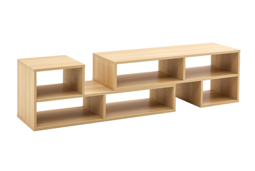 2 Pieces Cube TV Stand,Free Combination Gaming Entertainment Center