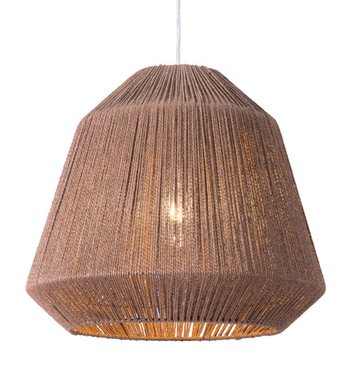 Homeroots Lighting Brush Natural Ceiling Lamp