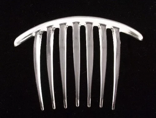 French Twist Hair Comb in Tortoise Shell or Crystal