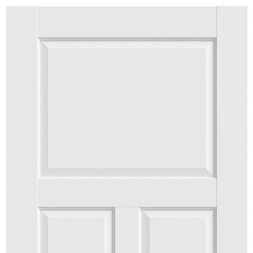 80" White Wood Slab Door