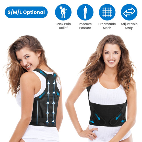 Posture Corrector for Women Men Adjustable Back Brace 