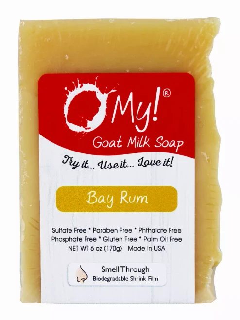 O My! Goat Milk Soap Bar - Made with Farm-Fresh Goat Milk - Moisturizes skin with Natural Alpha Hydroxy Acids in Goat Milk - Free of Parabens & More - Leaping Bunny Certified - Handcrafted US