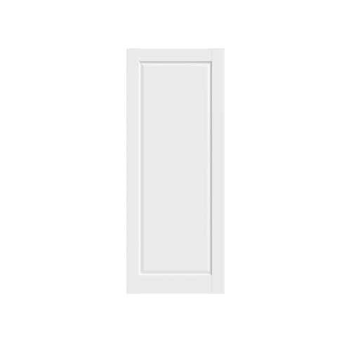80" White Wood Slab Door