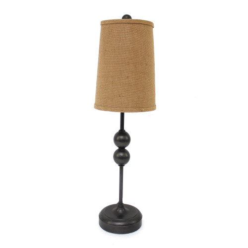 Homeroots Lighting 8 x 7 x 29 Accent Table Lamp, Bronze Finish, Minimalist Design