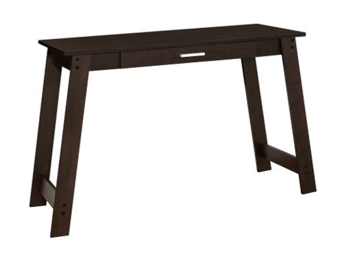 Homeroots 18" X 42" X 29.25" Cappuccino Particle Board Storage Drawer Computer Desk