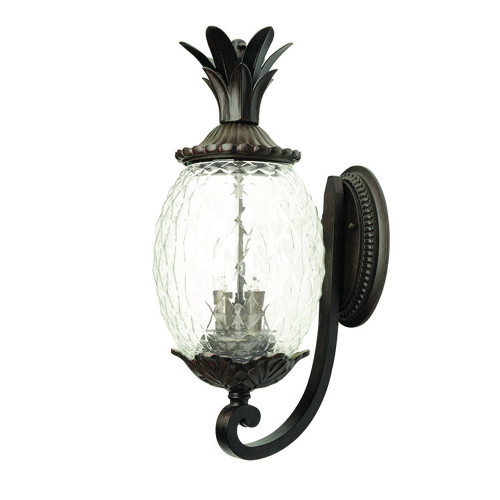 Homeroots Lighting Antique Bronze Pineapple Wall Light, Antique Bronze Finish