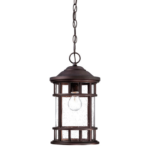 Homeroots Lighting Antique Bronze Canister Hanging Light