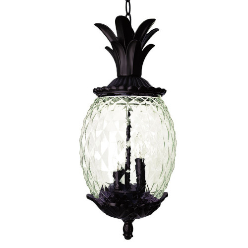 Homeroots Lighting Lanai 3-Light Matte Black Wall Light