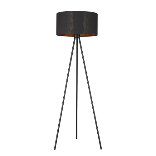 Homeroots Lighting Morenci 1-Light Matte Black Floor Lamp