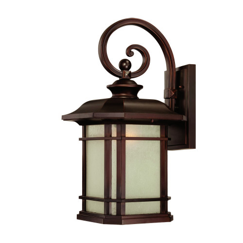 Homeroots Lighting Somerset 1-Light Wall Light, Architectural Bronze Finish