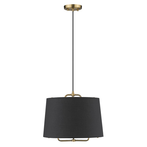 Homeroots Lighting Lamia 1-Light Mini Pendant, Gold Finish