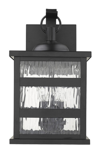 Homeroots Lighting Morris 3-Light Wall Light, Matte Black Finish