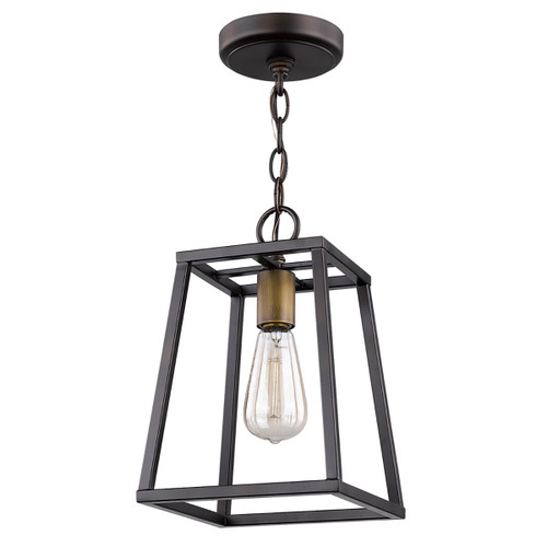 Homeroots Lighting Antique Bronze Metal Tapered Hanging Light