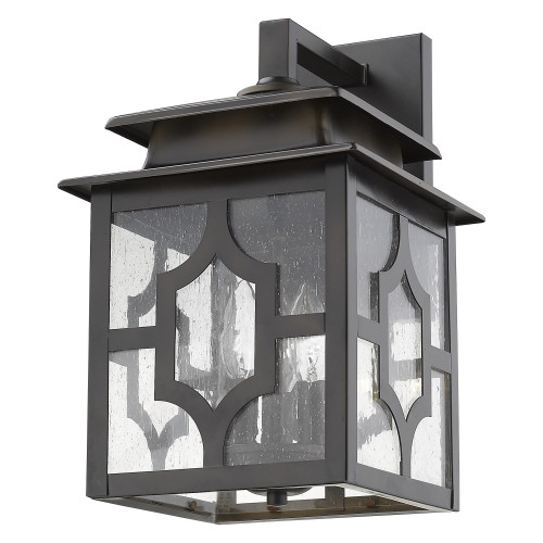 Homeroots Lighting Calvert 3-Light Wall Light, Oil-Rubbed Bronze Finish
