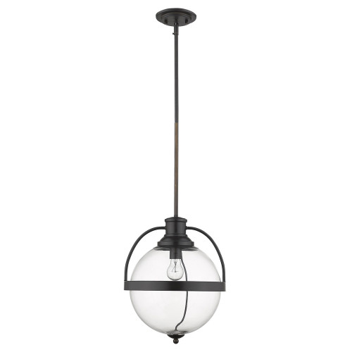 Homeroots Lighting Kassian 1-Light Oil-Rubbed Bronze Pendant