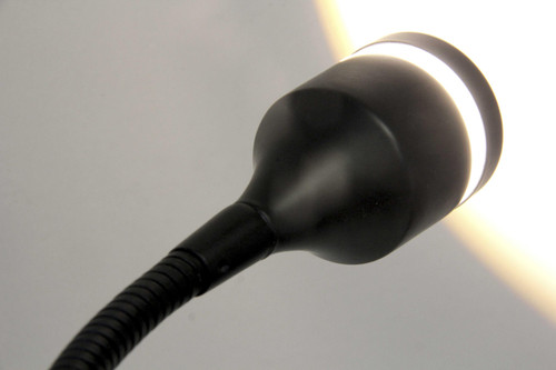 18" Black Metal Adjustable LED Desk Lamp
