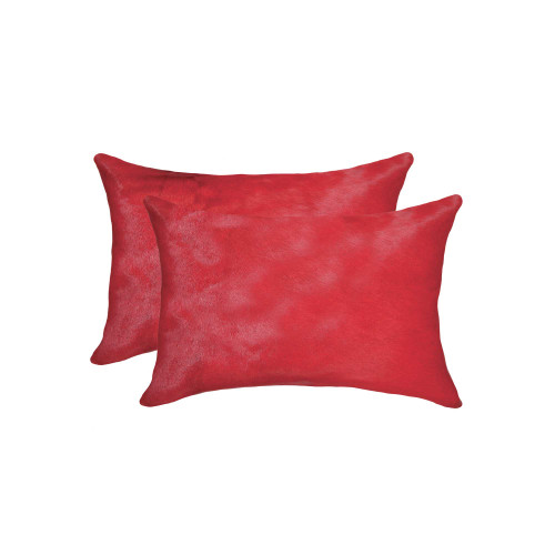 Homeroots Home Decor 12 X 20 X 5 Inches Firecracker Cowhide Pillow 2 Pack