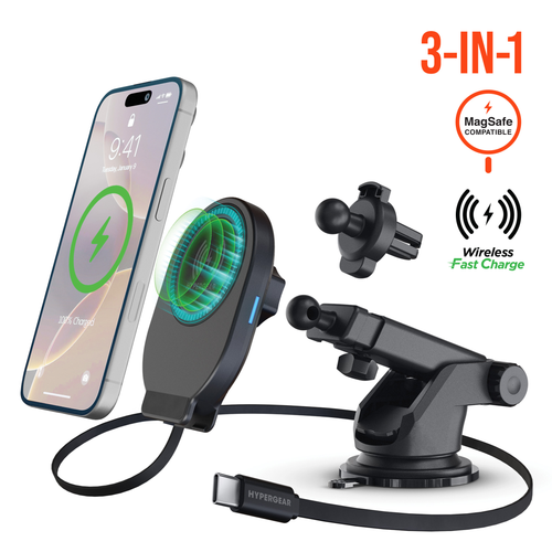 Mag Grip 15W Wireless Fast Charge Mount