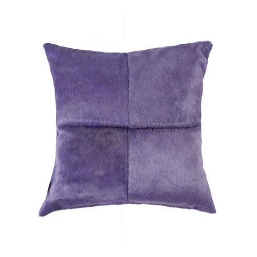 Homeroots Home Decor 18 X 18 X 5 Inches Purple Quattro Pillow