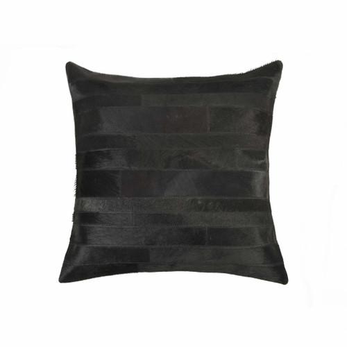 Homeroots Home Decor 18 X 18 X 5 Inches Black Pillow