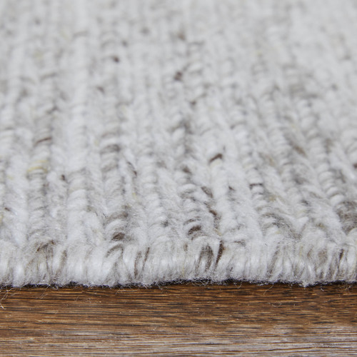 9' X 13' Silver Handmade Indoor Outdoor Area Rug