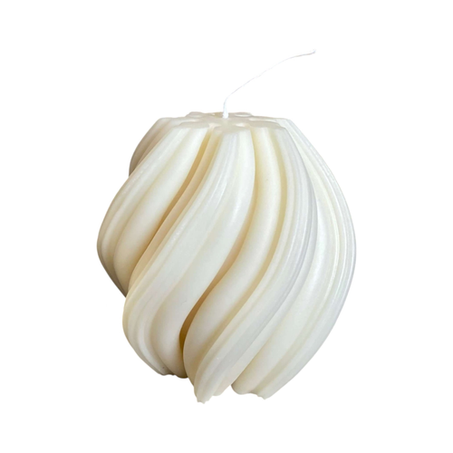 4" Ivory Creamy Vanilla Scented Candle