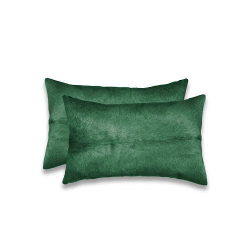 Homeroots Home Decor 12 X 20 X 5 Inches Verde Cowhide Pillow 2 Pack