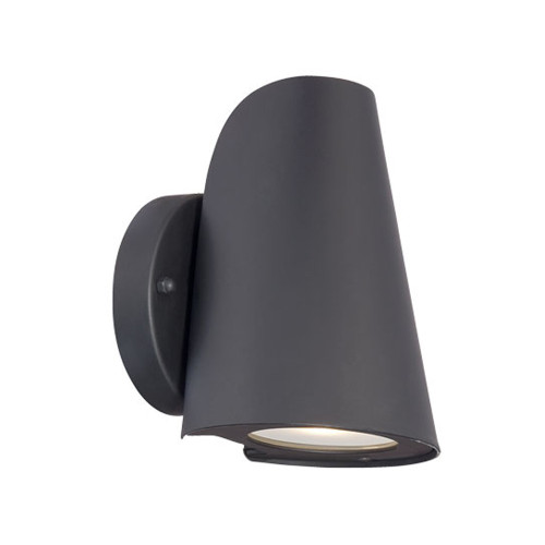 Homeroots Lighting Matte Black LED Conical Wall Sconce