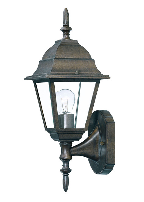 Homeroots Lighting Antique Brown Swing Arm Outdoor Wall Light
