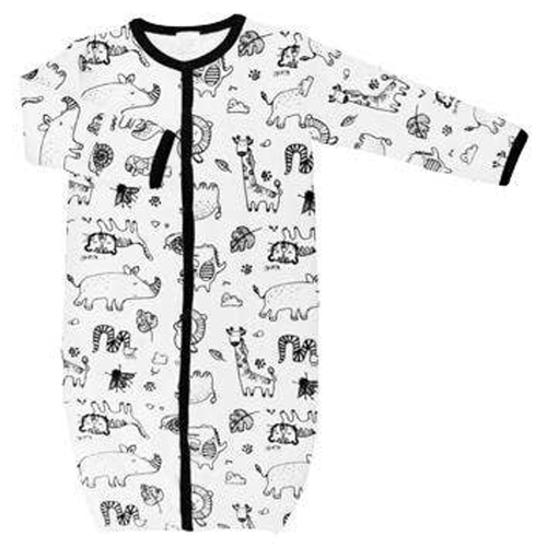 Black & White Boy Convertible Gown