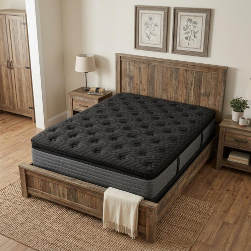 15" Copper Infused Split California King Gel Memory Foam Ultra plush Hybrid Mattress