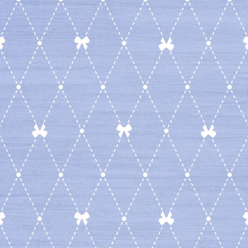 7' X 9' Blue Flatweave Area Rug