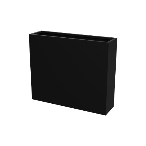 30" X 36" Black Metal Rectangular Pot Planter