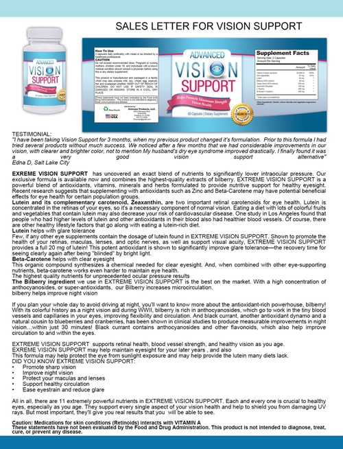 Advanced Vision Support (60 capsules)