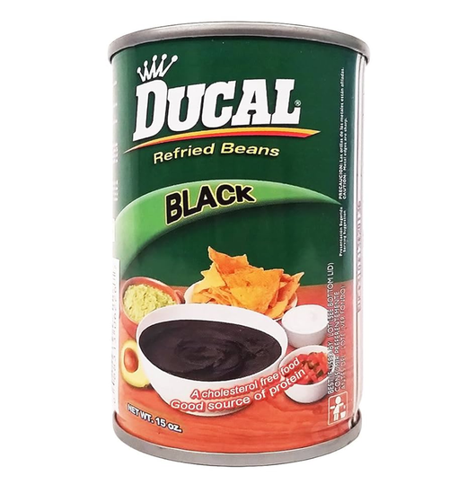 DUCAL BLACK REFRIED BEANS 